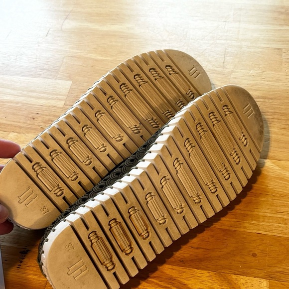 Isle Jacobson tulip shoes size 37 slip on green comfort white sole - Picture 12 of 15